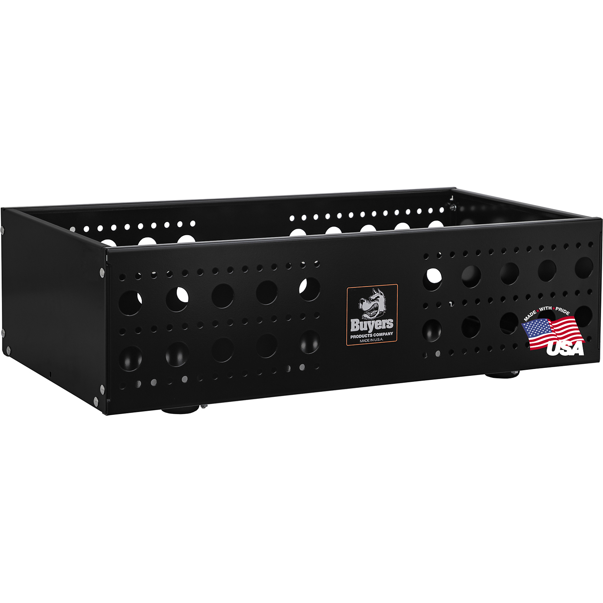 Buyers Products, 18x10x36 Black Multi-Purpose Storage Basket Kit, Shelves (qty.) 0 Material Carbon Steel, Model# 1744136